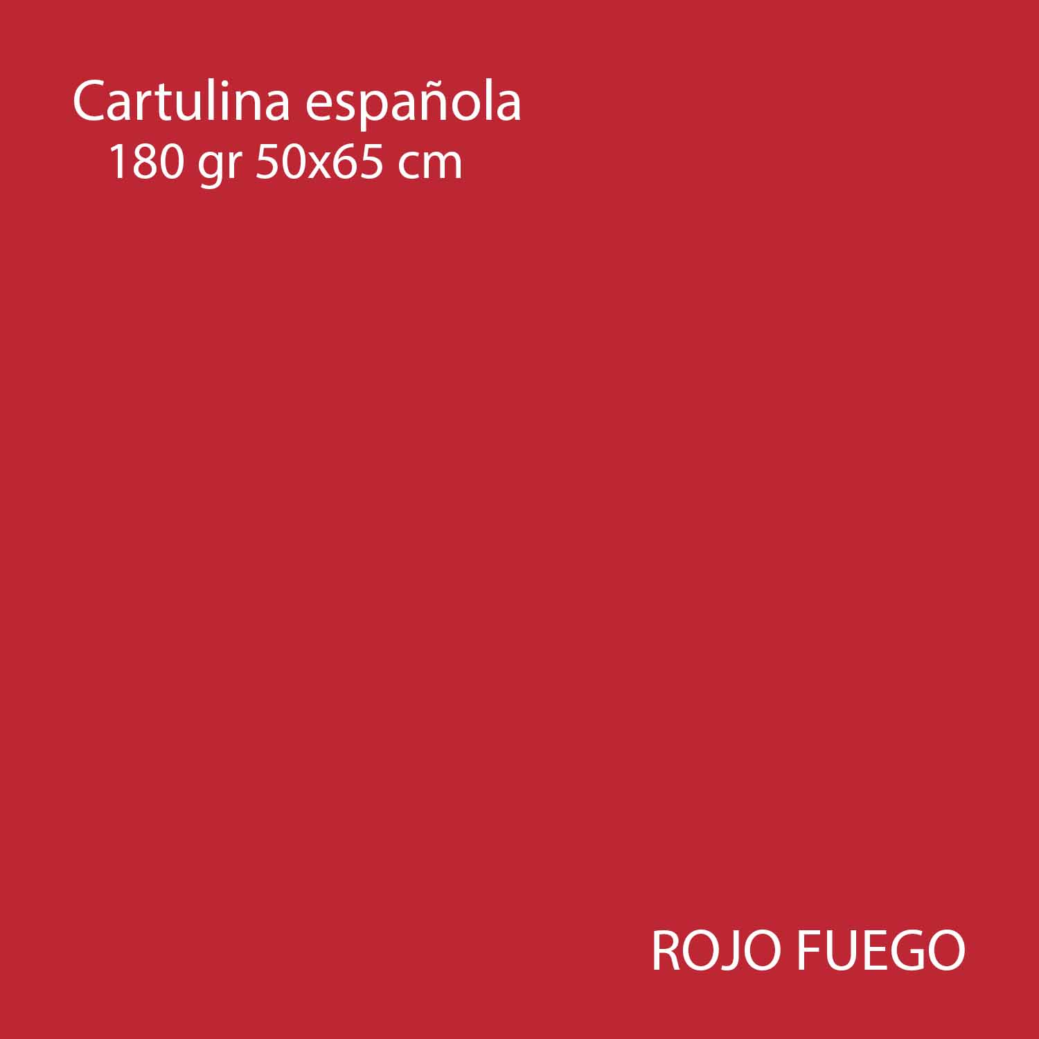 Cartulina Española de Colores 50x65 180gr