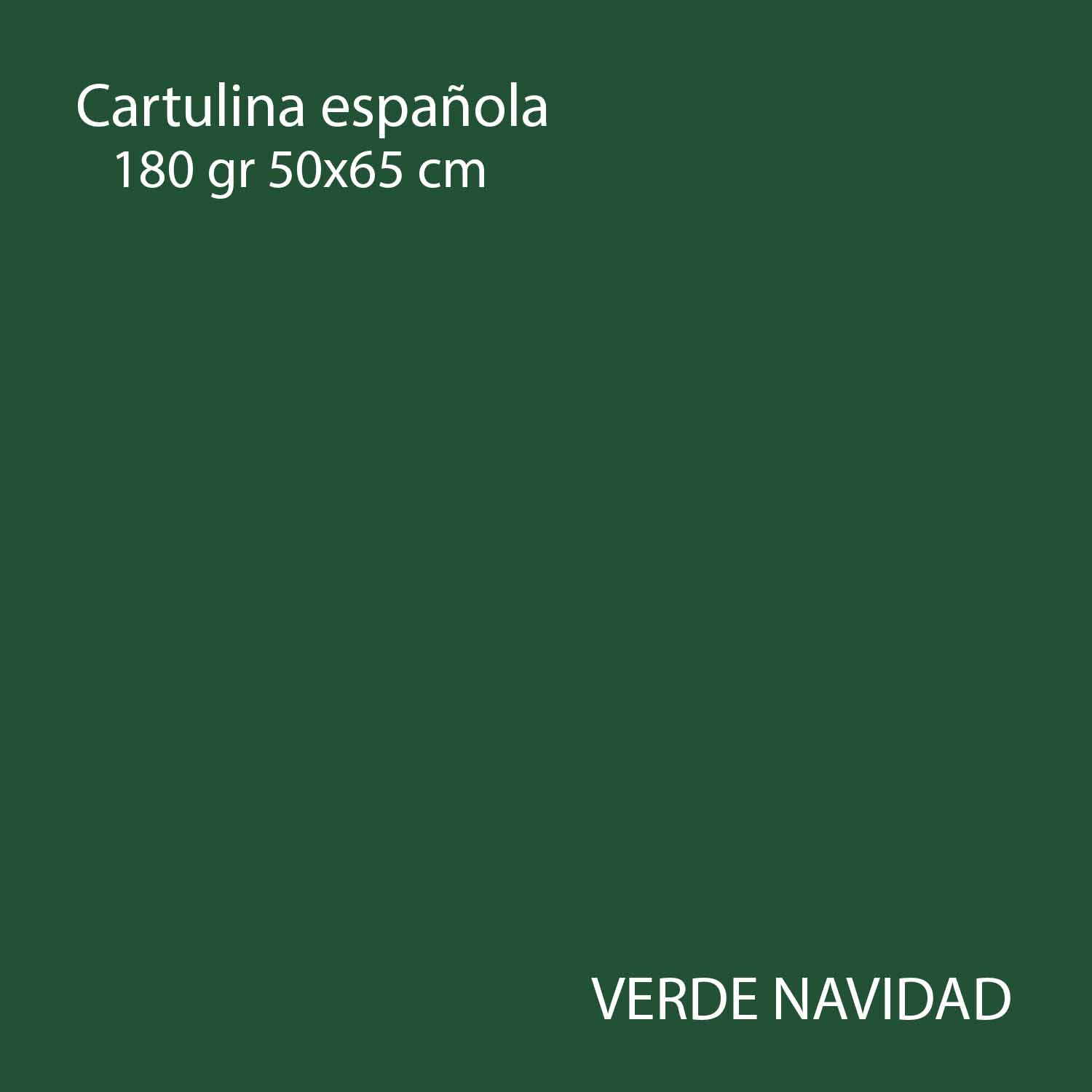 Cartulina Española de Colores 50x65 180gr