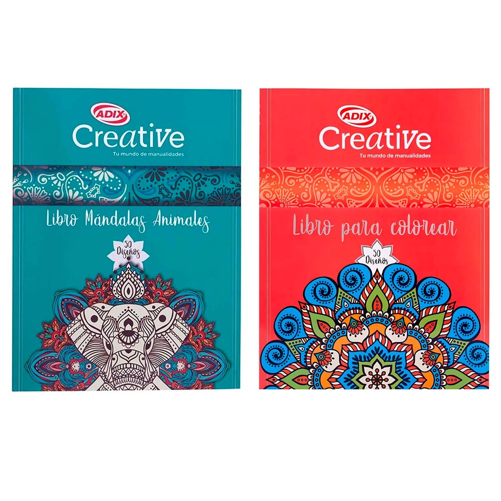 Libro de Mandala Adix para colorear
