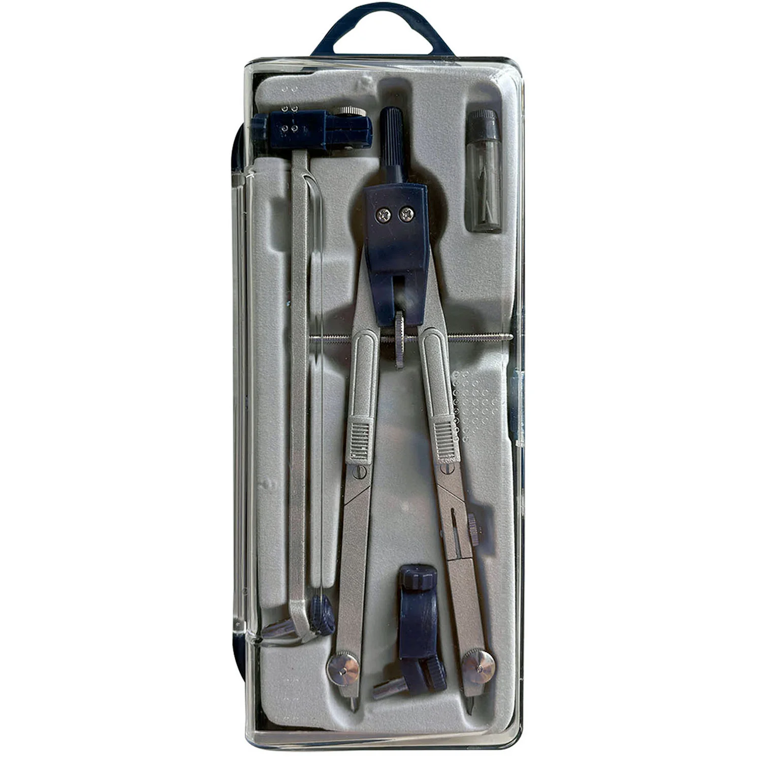 Compás de Precisión Metálico con Adaptador y Brazo Extensor