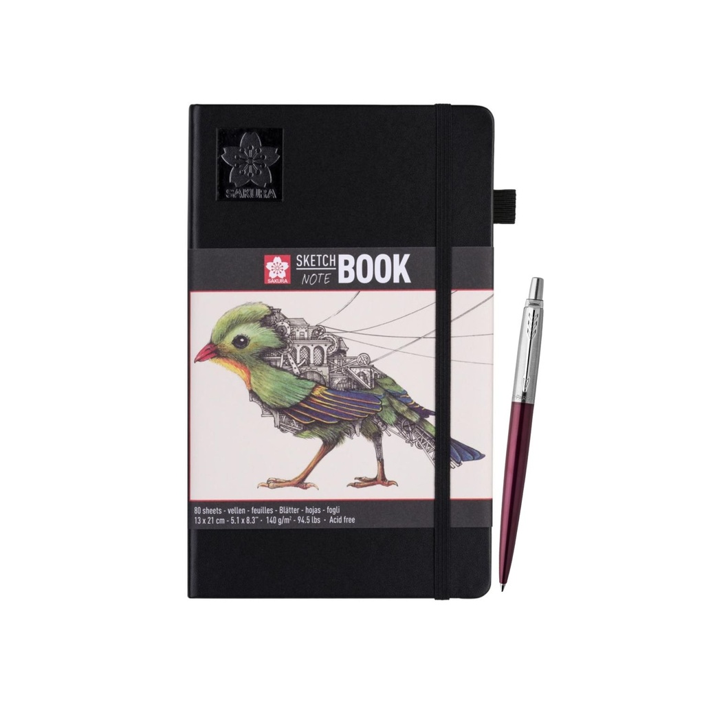 [PROMO32] Sketchbook Sakura Blanco Crema 21x13 + Bolígrafo Jotter Parker