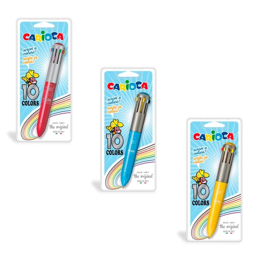 Bolígrafo Carioca 10 colores Surtidos