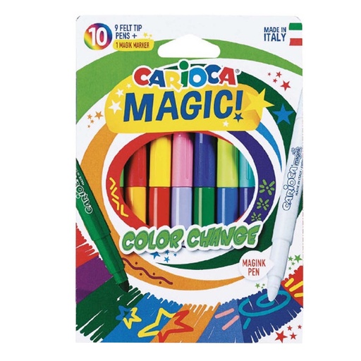 Plumones Carioca Magic Cambian Color (10 colores)