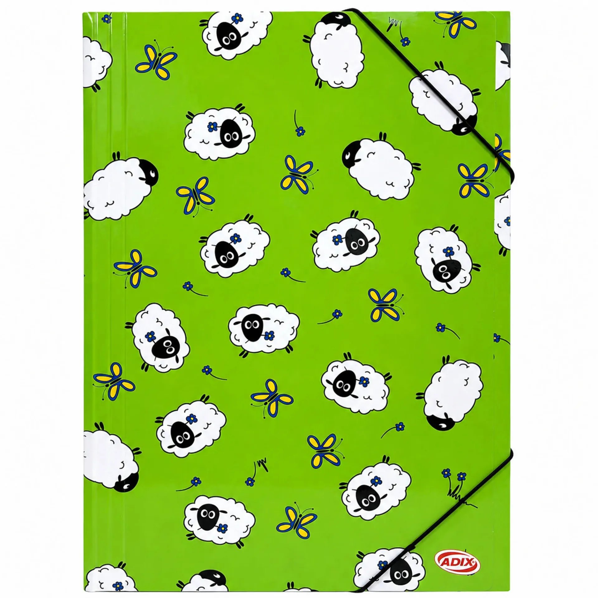 [A109006] Carpeta Cartón Adix con Elástico Diseño Oveja (Oficio)