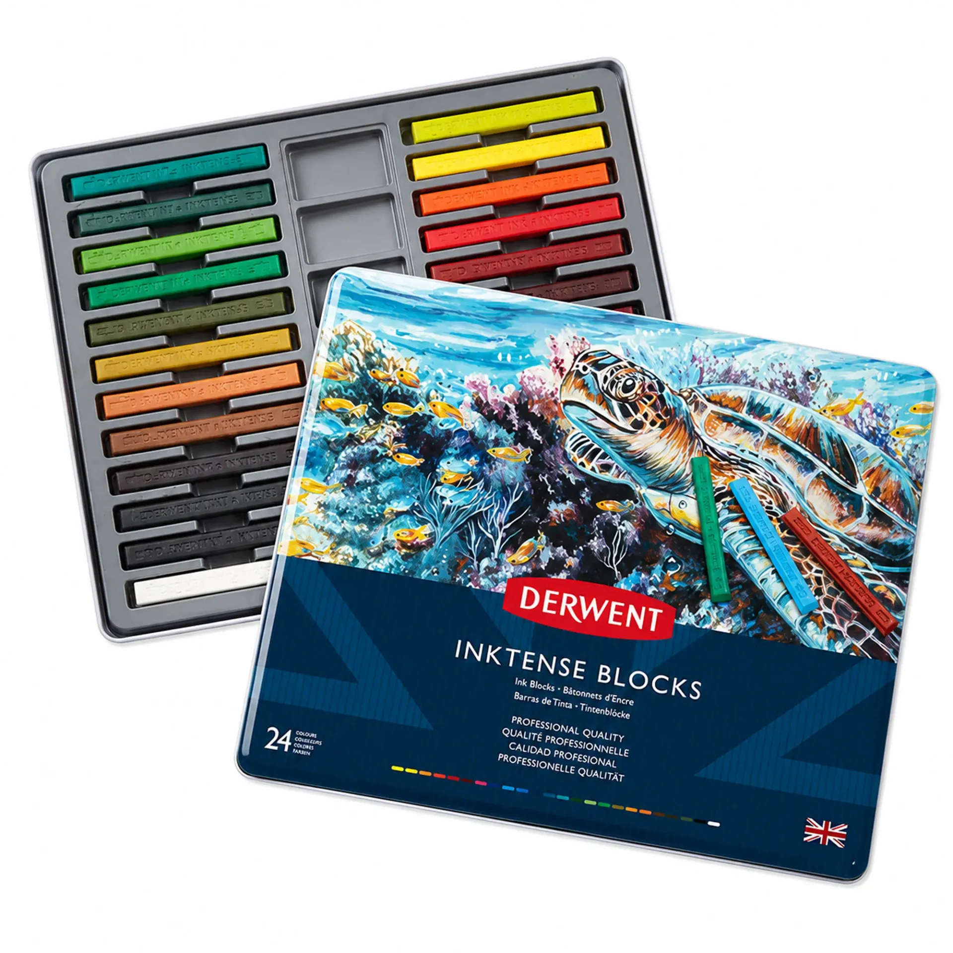 [2300443] Barras Acuarelables Derwent Inktense 24 Colores