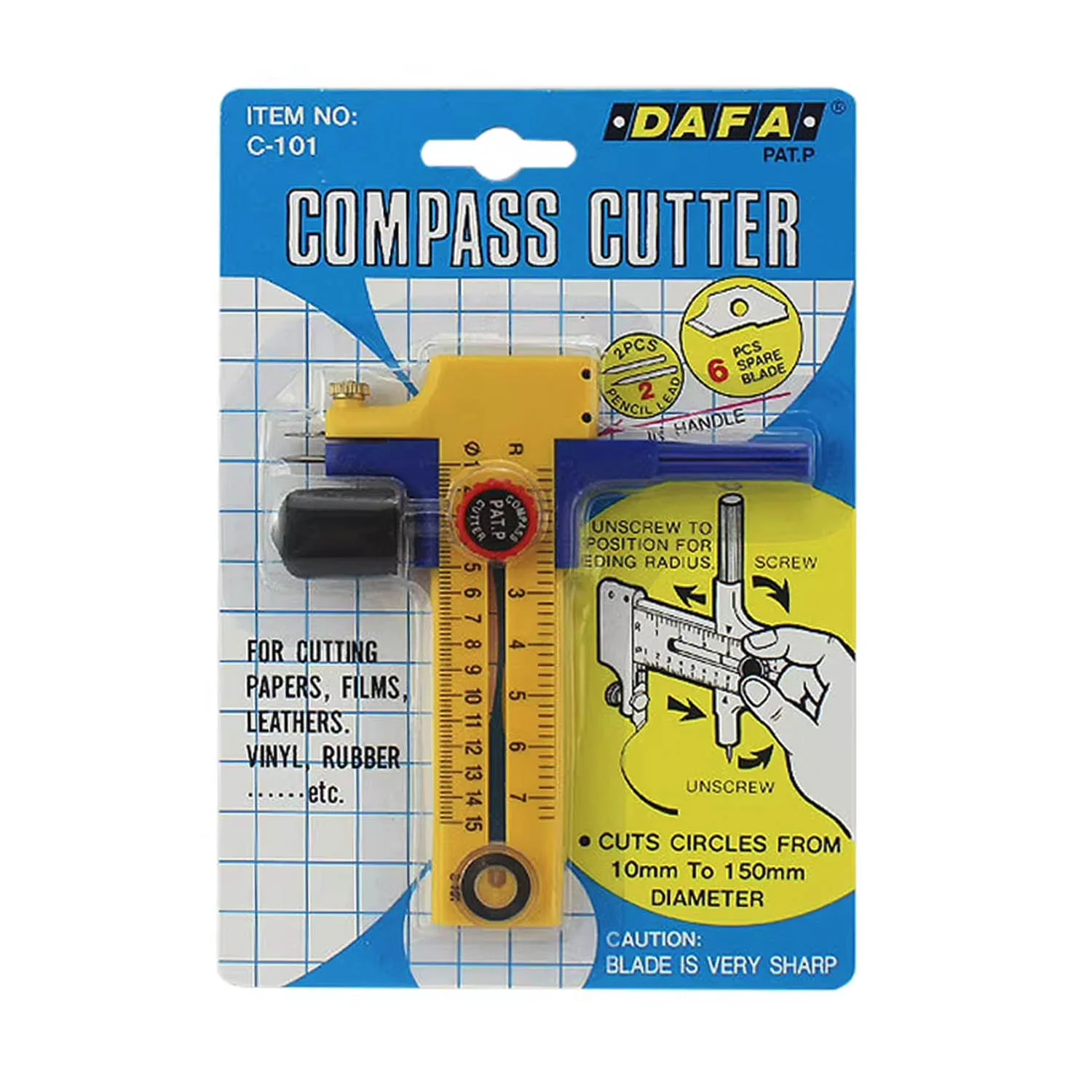 [4715219567645] Compás de Corte 15 cm ø C-101