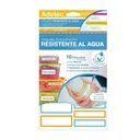 Etiqueta Plástica Adetec Resistente al Agua 70x15mm