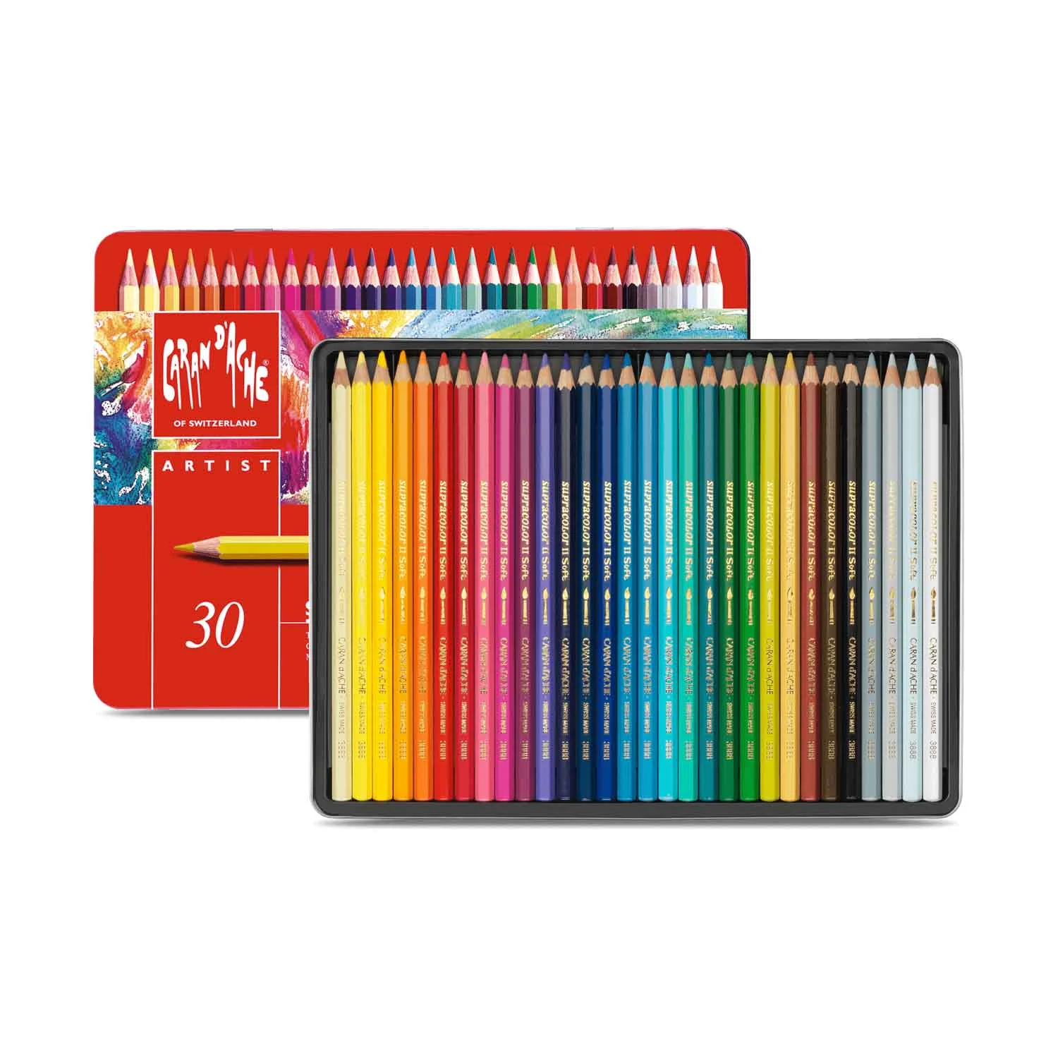 [CA3888330] Lápices Acuarelables Caran d'Ache Supracolor (30 colores)