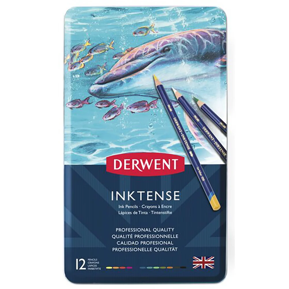 [0700928] Lápices Acuarelables Derwent Inktense (12 colores)