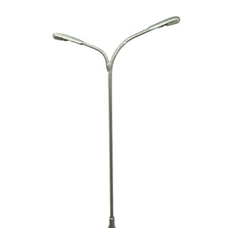 [POST0117SAL] Poste de Luz led dos brazos aluminio 12v H95mm.