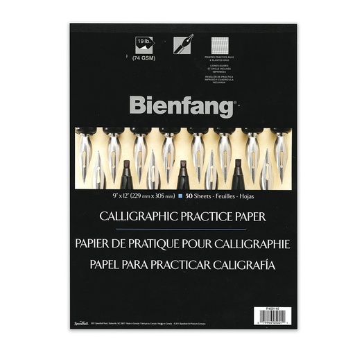 Block Bienfang Para Practicar Caligrafía 50 hjs 22x30cm