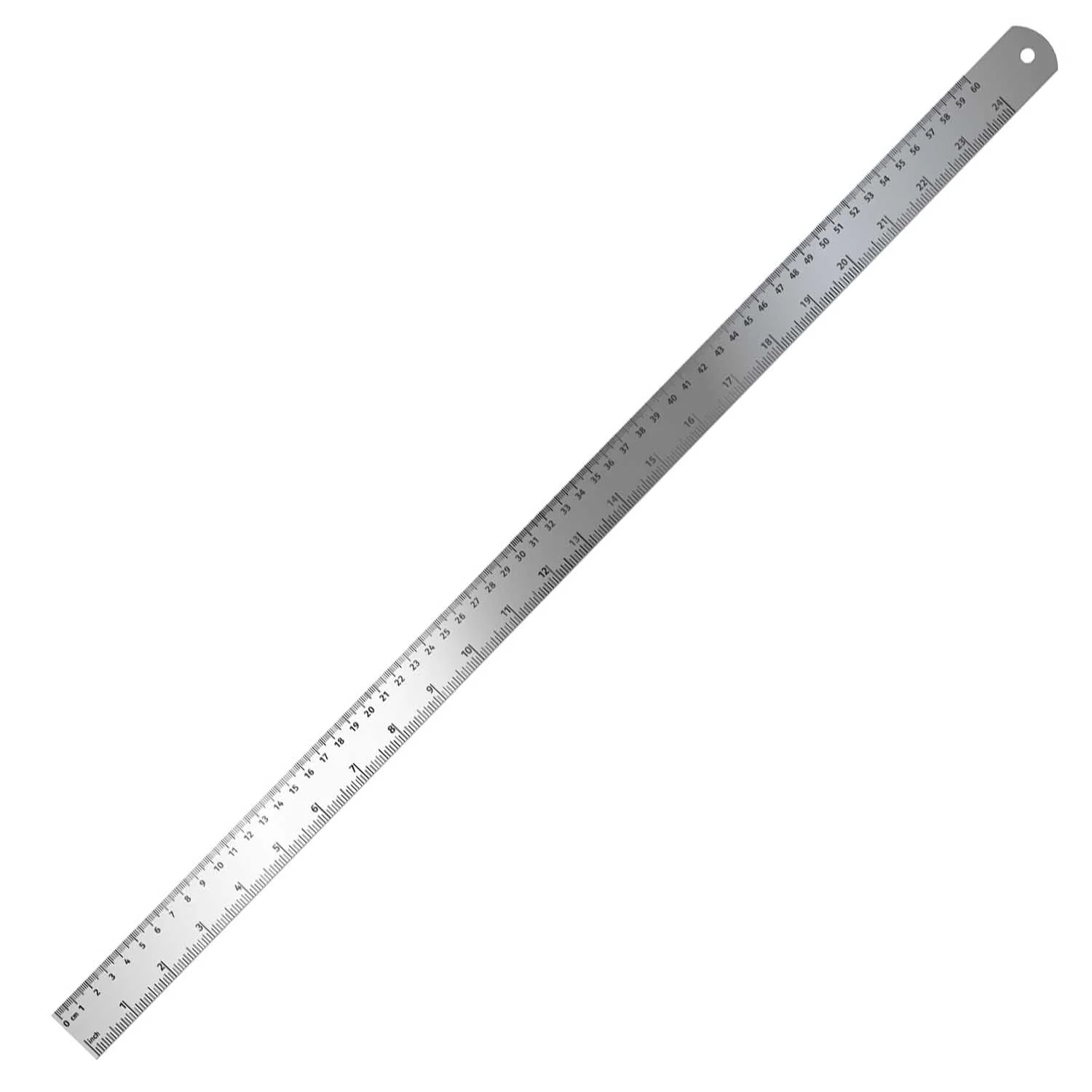 [1242-4] Regla Metálica Proarte Plana de Acero Inoxidable 60cm