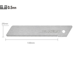 [HSWB-1/1B] Repuesto para Cuchillo Olfa Extra Fuerte Tipo Sierra 1ud