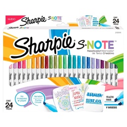 [2133101] Marcador Sharpie S-Note 24 colores Permanente