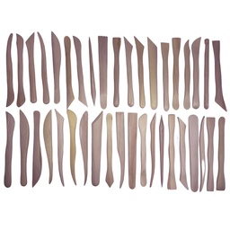 [ESTEDAN001] Estecas de Madera 38 piezas para Arcilla