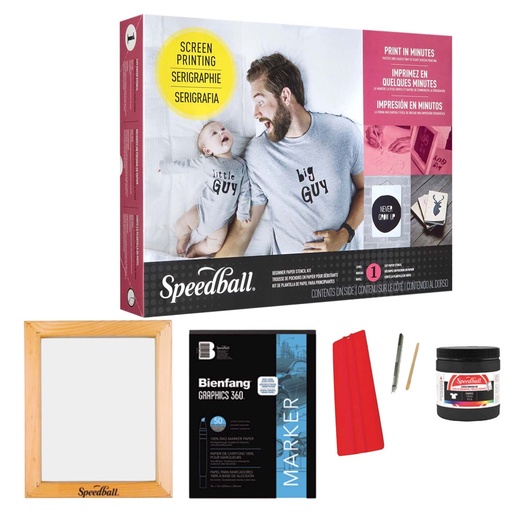 Kit de serigrafía con Stencil Speedball