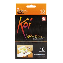 [XNCW-18N] Sakura Koi Acuarela + Waterbrush 18 Colores