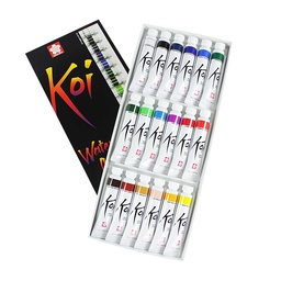 [XMW18L] Acuarela en Tubo Sakura Koi Water Colors 12ml (18 colores)