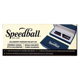 [2907] Set Pluma Fuente Caligráfica Speedball (Caja + 2 Cartrige)