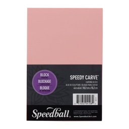 [4108] Goma para Grabado Speedball Speedy-Carve Rosada (10x15cm)