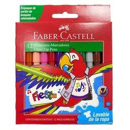 [555314] Marcador Faber-Castell Fiesta 12 colores