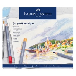 [114624] Lápices Acuarelables Faber-Castell Goldfaber Aqua 24 Colores