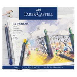 [114724] Lápices Faber-Castell Goldfaber 24 Colores