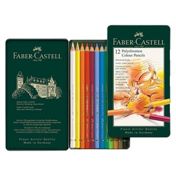 [110012] Lápices Faber-Castell Polychromos 12 Colores