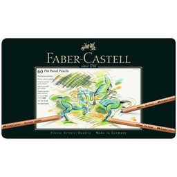 [112160] Estuche 60 Lápices Faber-Castell Pitt Pastel