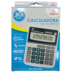 [KD-7766B] Calculadora Pila JM 12 Dígitos en Pantalla