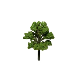 [ARES04025VCLCEDPLA] Árbol Cedro 4 x 2.5cm Follaje Plástico Verde Claro