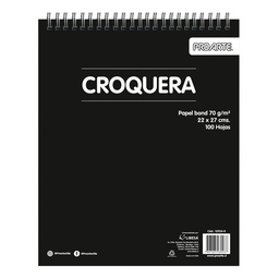 [12924-0] Croquera Proarte 22X27cm 100hjs