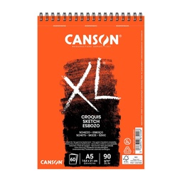 [787220] Croquera Canson XL Croquis 90gr 60 hjs A5(14.8x21cm)