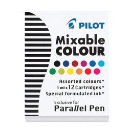 [ICP3AST] Cartucho Pilot Recarga para Pluma Parallel (12 colores)