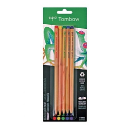 [61550] Set de Lápices Color Recycled Tombow (5 Colores Primarios)
