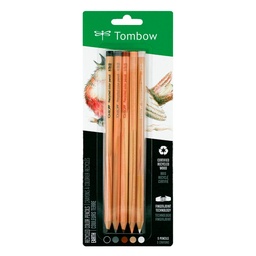 [61553] Set de Lápices Color Recycled Tombow (5 Colores Tierra)