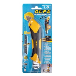 [L-5] Cuchillo Cartonero Olfa 18mm Multiuso y Seguro Manual
