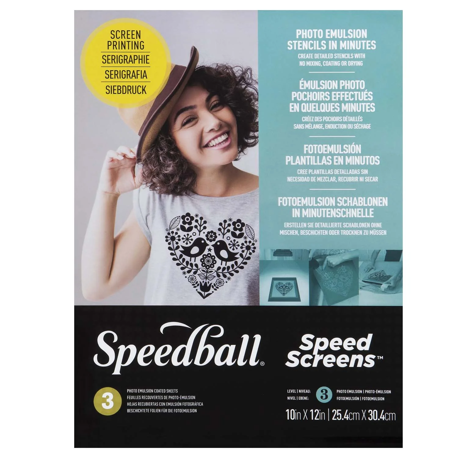[4767] Lámina Pantalla Speed Screen para Serigrafía 3ud Speedball
