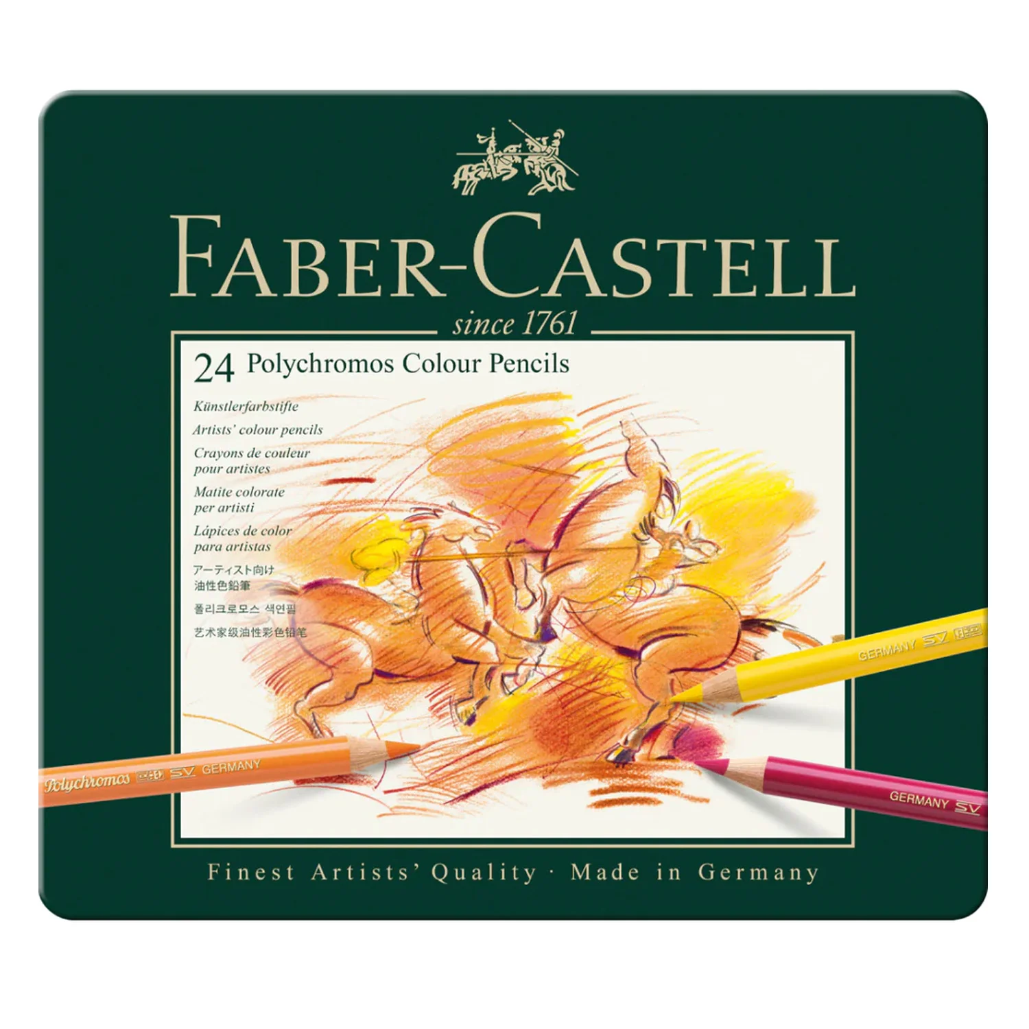 [110024] Lápices Faber-Castell Polychromos 24 Colores