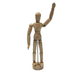[MAMA015M] Maniquí Madera Articulado Masculino 15cm