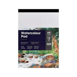 [BLWA02115012300] Block Papel Acuarela Renart A5(14.8 x 21 cm) 300gr. 12hj