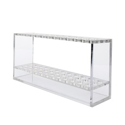 [EXAC01708040T36] Exhibidor Acrilico Renart 17x8x4 cm 36 Espacios Vertical 0.8 cm ø