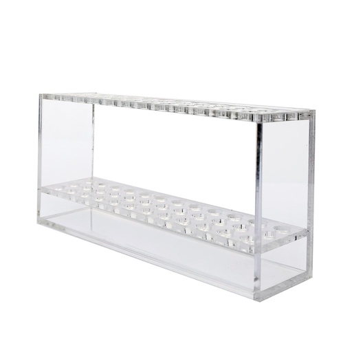 Exhibidor Acrilico Renart 17x8x4 cm 36 Espacios Vertical 0.8 cm ø