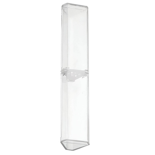 Estuche Acrilico Triangular Renart para Lápiz 15.5x3x3cm Transparente