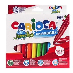 [40569] Plumones Jumbo Carioca 12 Colores