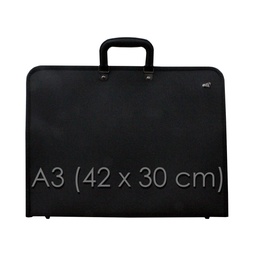 [MAPO803] Maletín portafolios A3 con correa y bolsillo interno