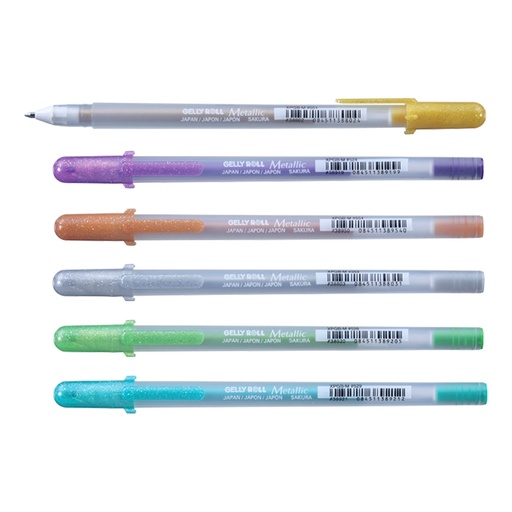 Lápices gel Gelly Roll Metallic