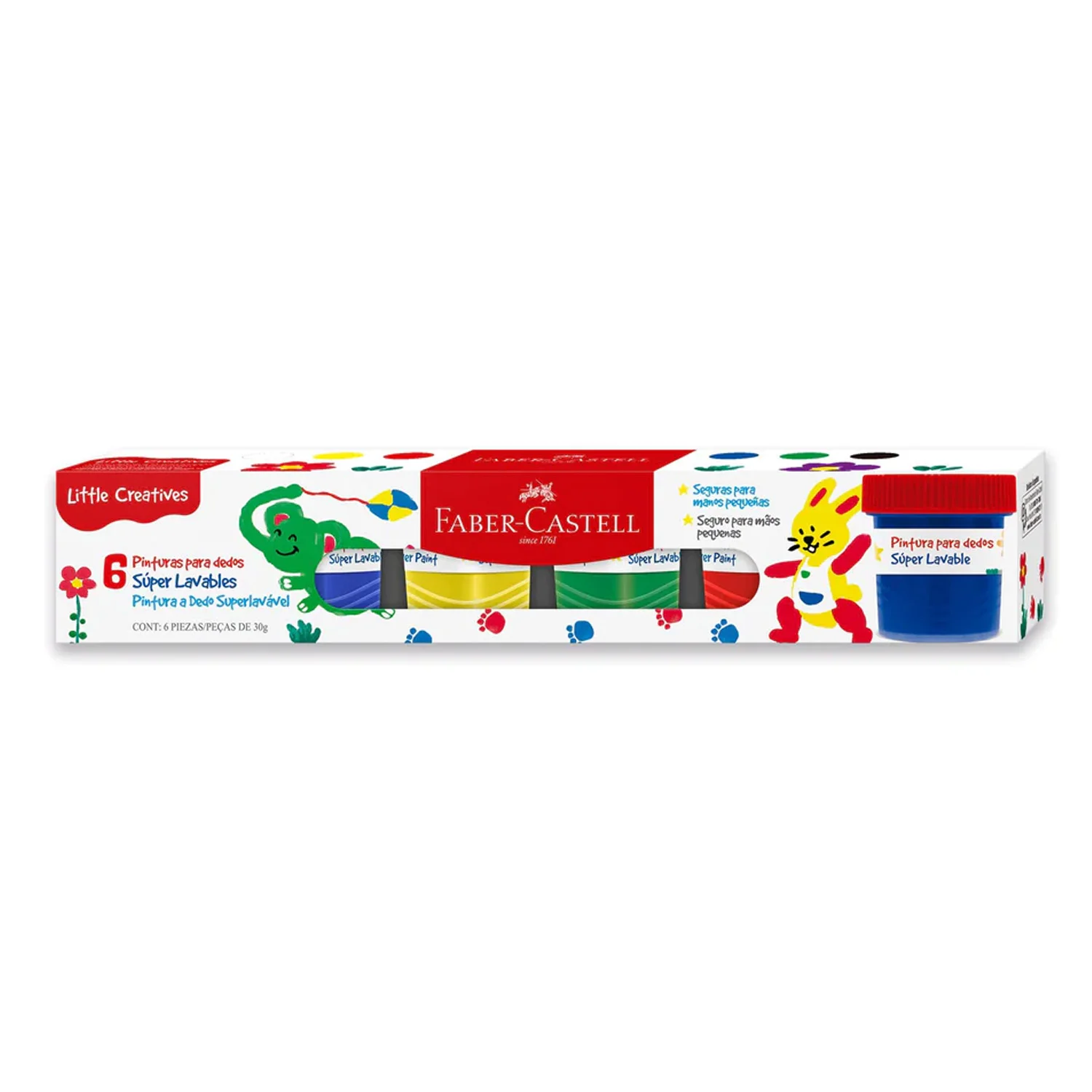 [260406] Pintura de Dedos Faber-Castell 6 Colores
