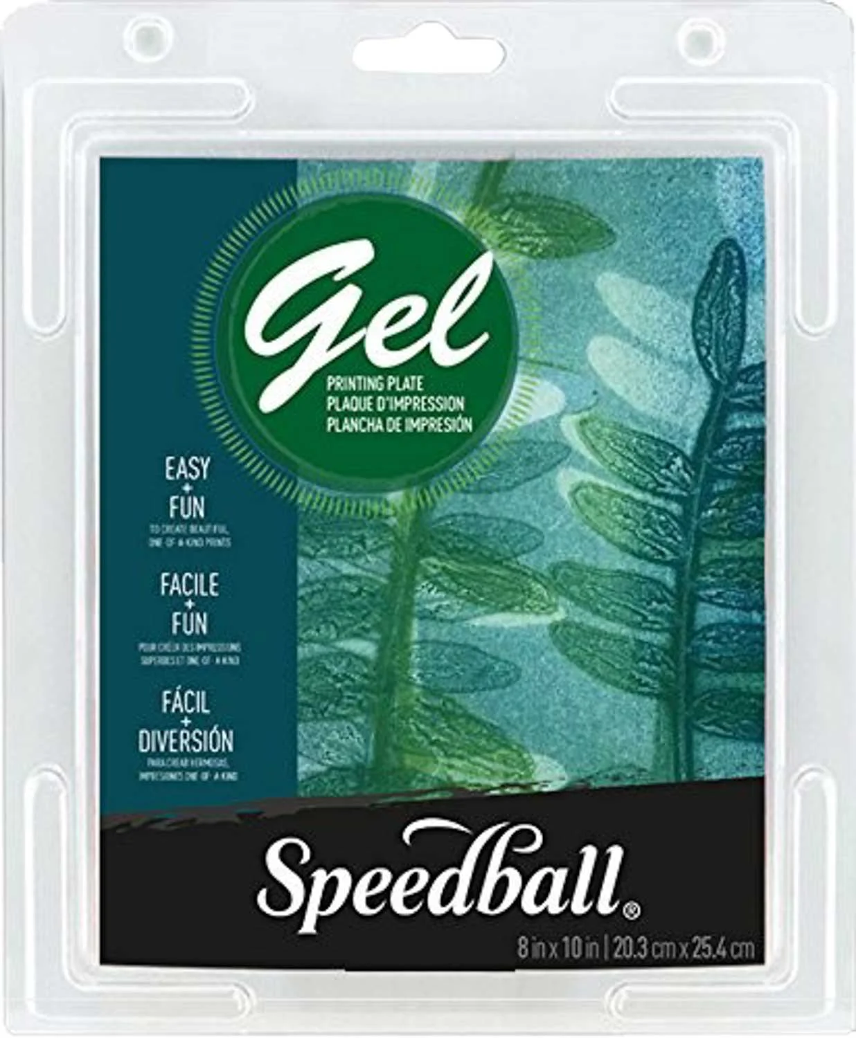 [8002] Placa Transparente Gel para Impresión Speedball 20x25cm