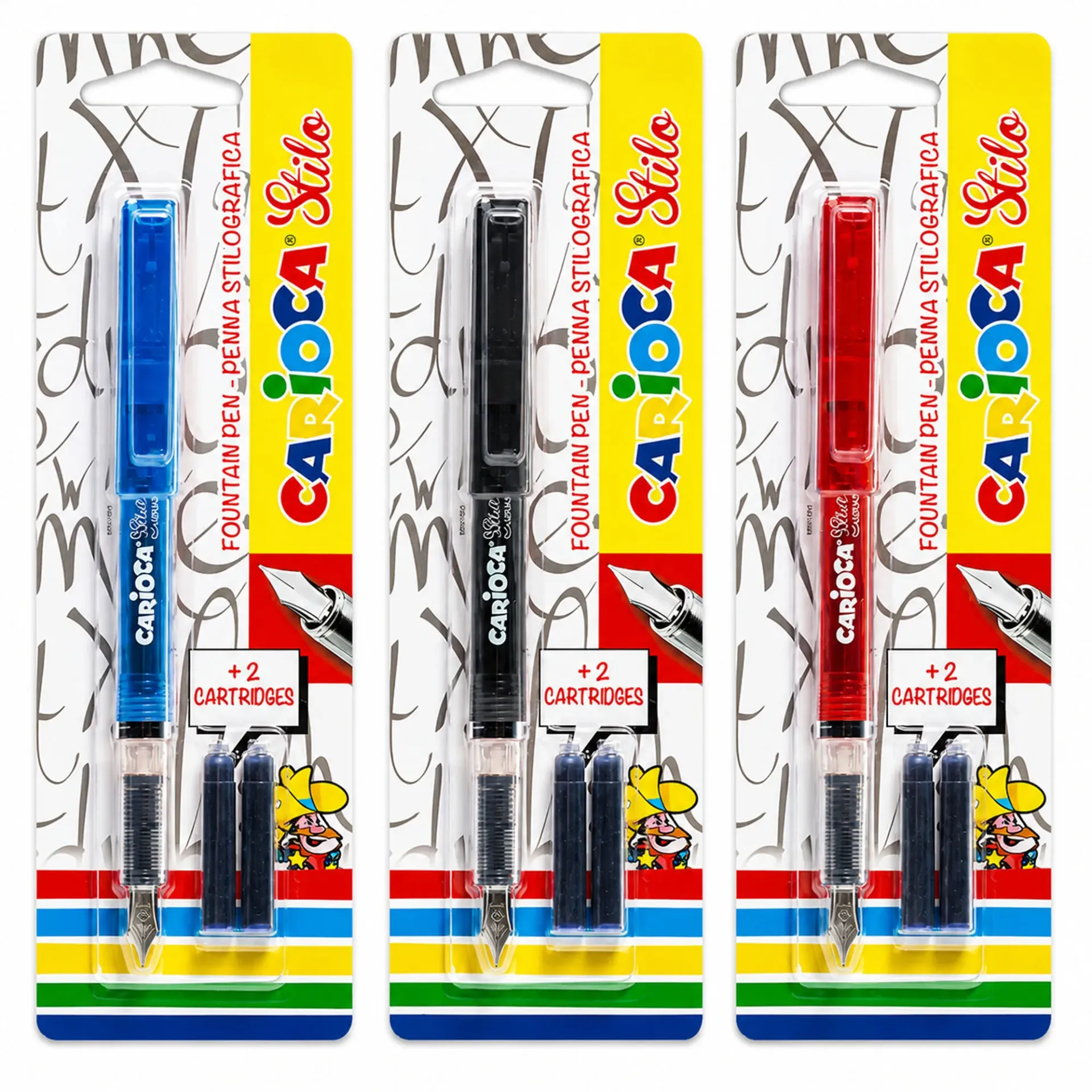 [42303] Pluma Estilográfica Carioca + 2 Cartuchos Tintas